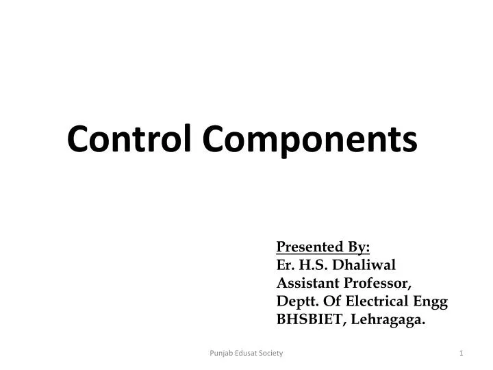 control components