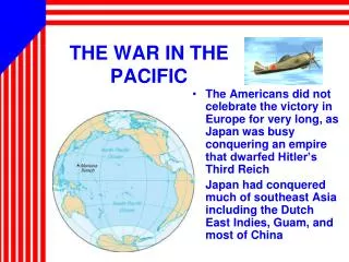 the war in the pacific
