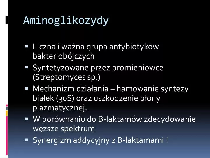 aminoglikozydy