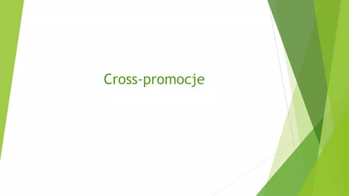 cross promocje