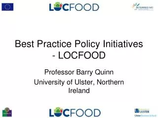 Best Practice Policy Initiatives - LOCFOOD