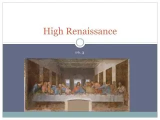 High Renaissance