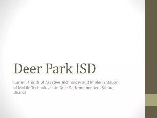 Deer Park ISD