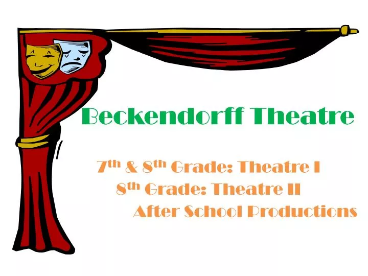 beckendorff theatre
