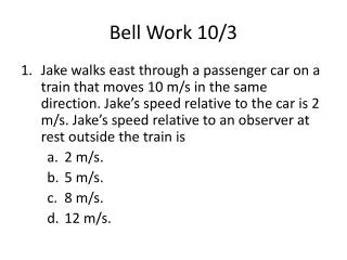 bell work 10 3