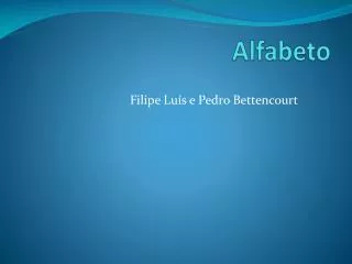 alfabeto