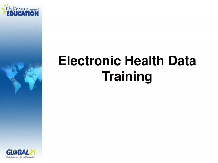 electronic health data training