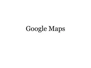 google maps