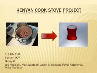 Kenyan Cook stove Project