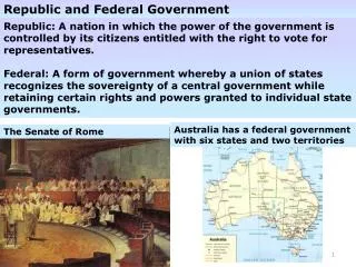 Republic and Federal Government