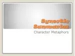 Comparing Characters from "Flowers for Algernon" to Clothing Metaphors - slide 1