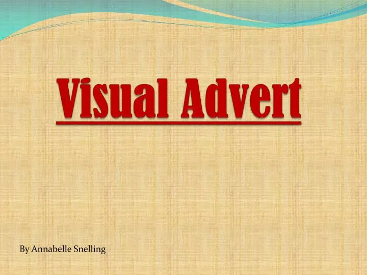 visual advert