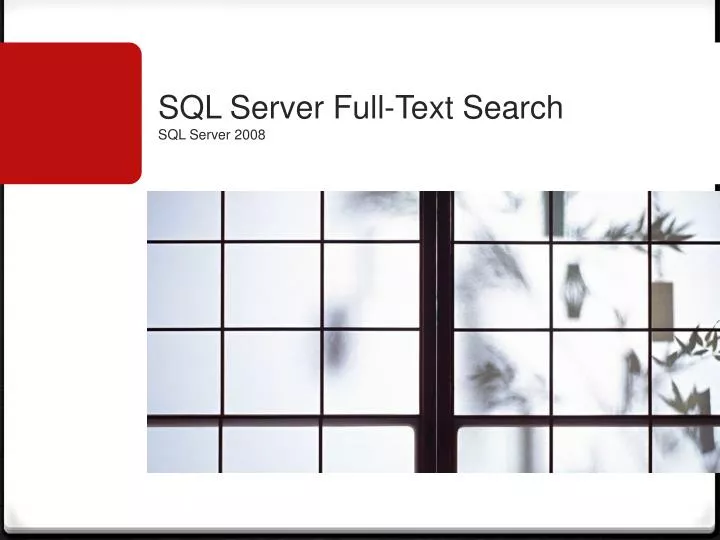 sql server full text search sql server 2008