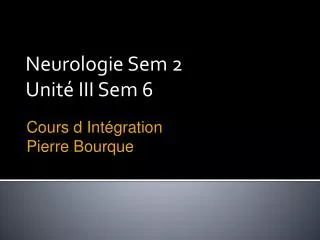 neurologie sem 2 unit iii sem 6