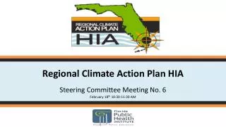 Regional Climate Action Plan HIA