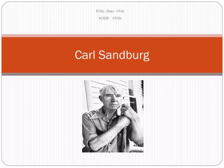 carl sandburg