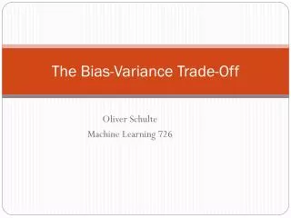 The Bias-Variance Trade-Off