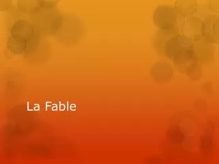 La Fable