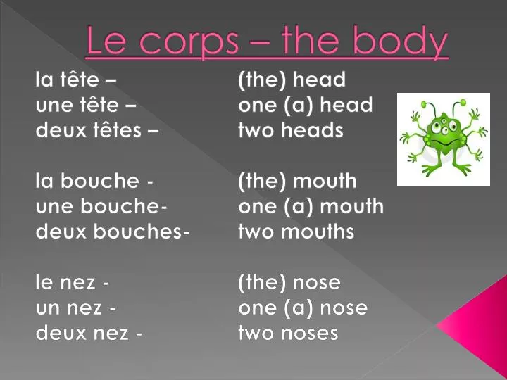 le corps the body