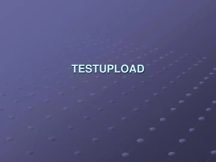 testupload