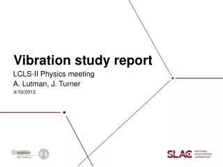 Vibration study report