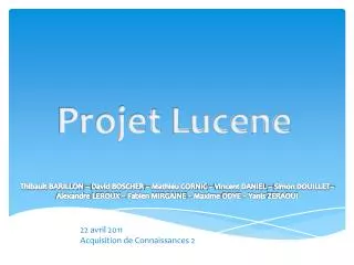 projet lucene