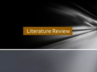 Literature Review