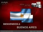 BIENVENIDOS A - slide 1