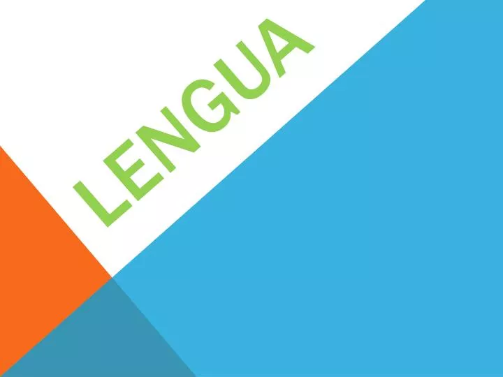 lengua