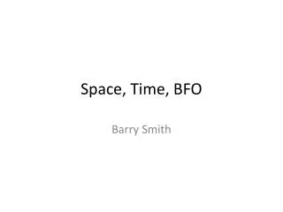 Space, Time, BFO