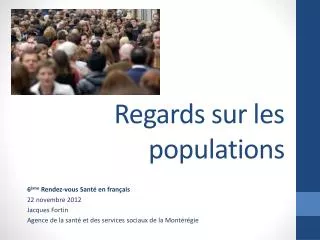 regards sur les populations