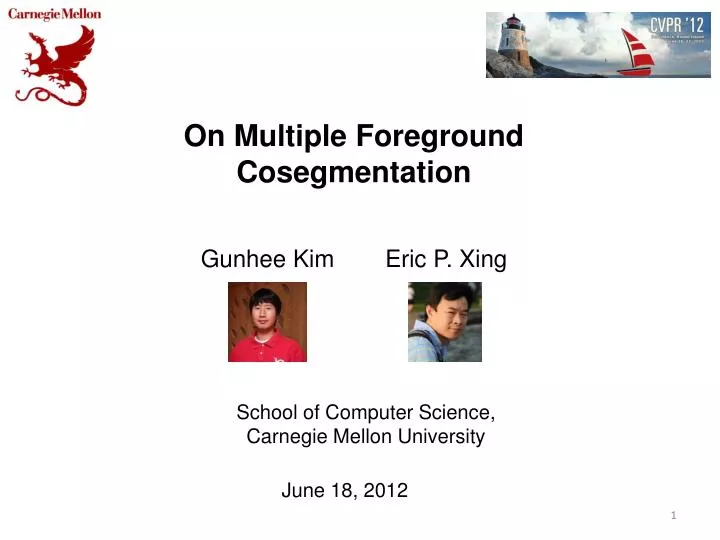 on multiple foreground cosegmentation