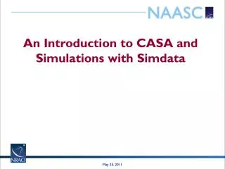 An Introduction to CASA and Simulations with Simdata