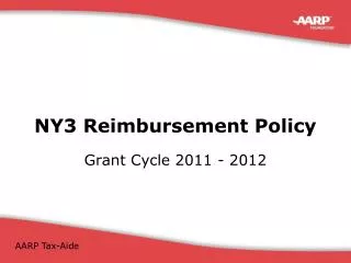NY3 Reimbursement Policy