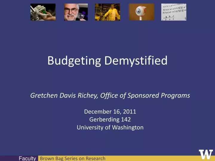 budgeting demystified