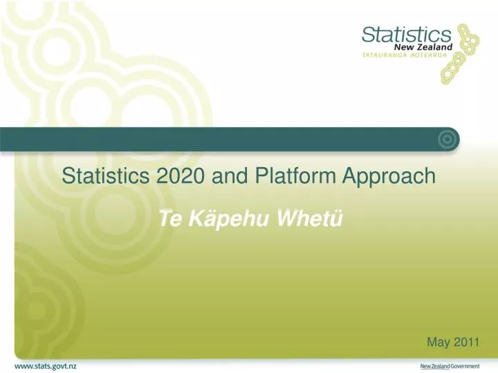 statistics 2020 and platform approach