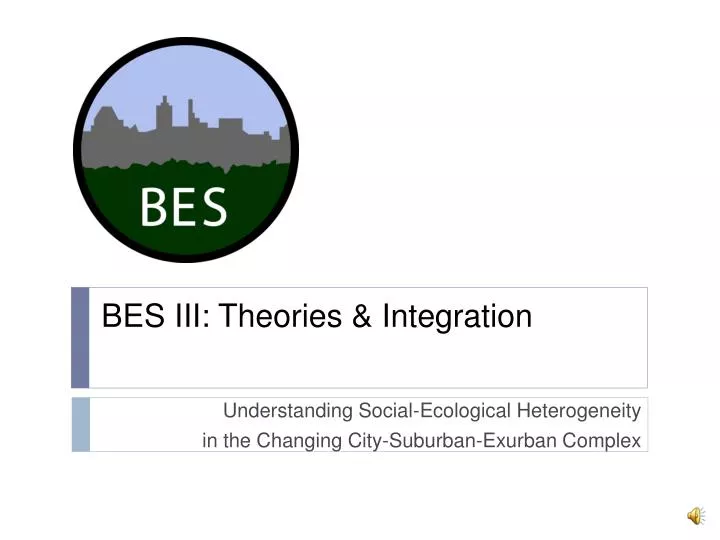 bes iii theories integration