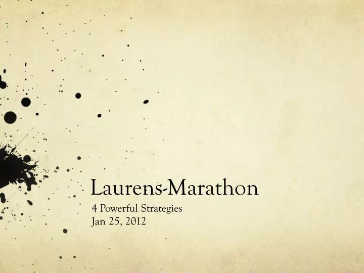 laurens marathon