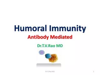 Humoral Immunity Antibody Mediated