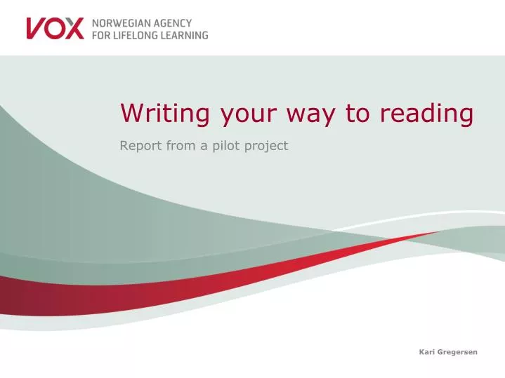 writing your way to reading