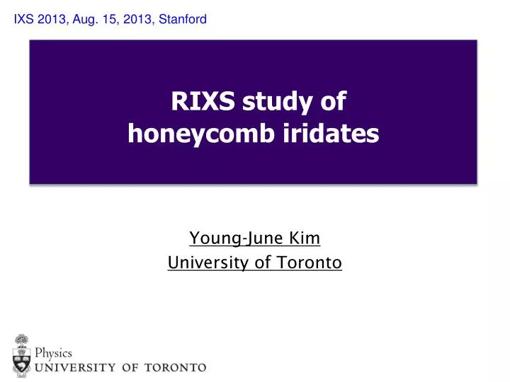 rixs study of honeycomb iridates