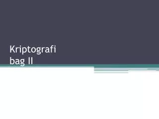 kriptografi bag ii