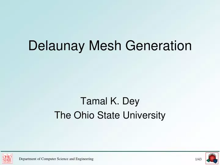 delaunay mesh generation