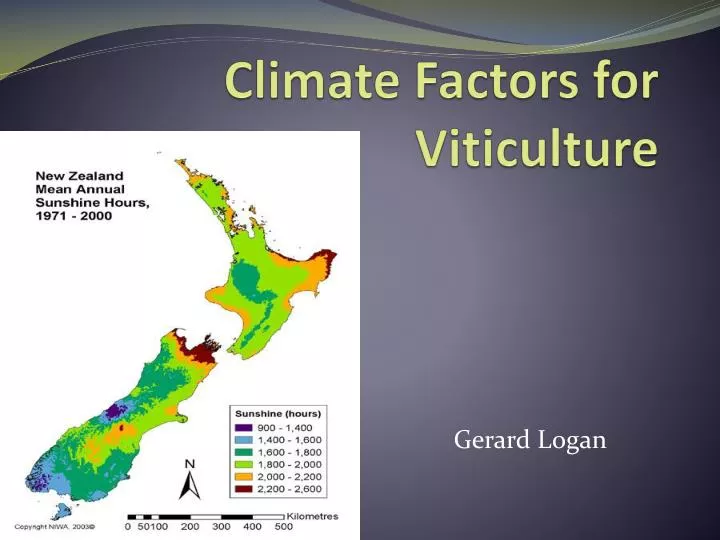 climate factors for viticulture