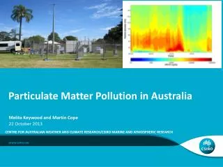 Particulate Matter Pollution in Australia