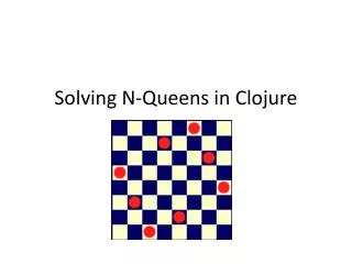 Solving N-Queens in Clojure