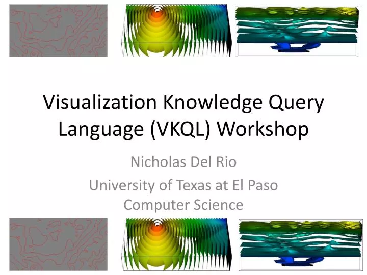 visualization knowledge query language vkql workshop
