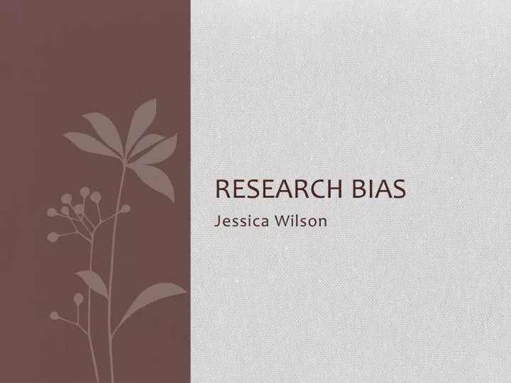 research bias