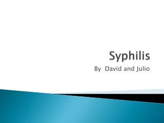 S yphilis