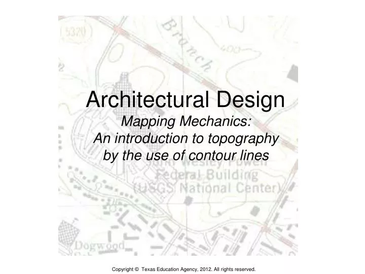 architectural design mapping mechanics an introduction to topography by the use of contour lines